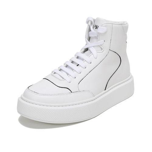 PRADA/普拉达 男士牛皮高帮系带休闲运动鞋 4T3454 3A6F 商品图1