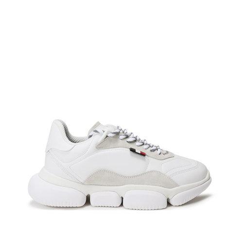 Moncler/蒙克莱 男士皮革系带休闲运动鞋 4M72000 02SGQ 商品图0