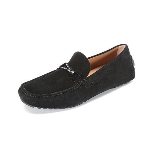 HUGO BOSS/雨果博斯 男士绒面皮革平底莫卡辛鞋皮鞋 50453138 商品图1