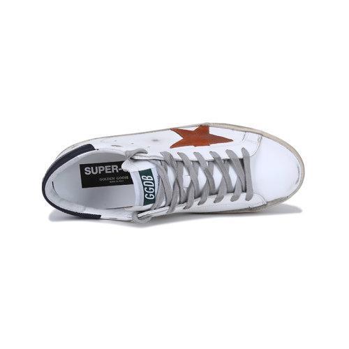 GOLDEN GOOSE DELUXE BRAND/GOLDEN GOOSE DELUXE BRAND黄金鹅 男士皮革Super-Star系带休闲运动鞋板鞋脏脏鞋 GMF00101 F002120 商品图3