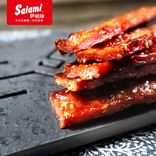 萨啦咪新品肉铺猪肉鸡肉烤肉条零食小吃休闲食品充饥夜宵肉类即食 商品图3
