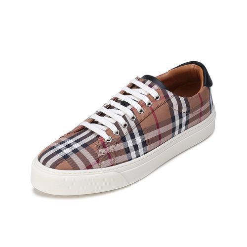 BURBERRY/博柏利【22春夏新款】男款织物系带休闲运动鞋板鞋 80481561 商品图1
