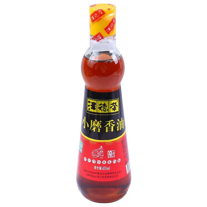 汪德荣小磨香油（435毫升纯白芝麻油）