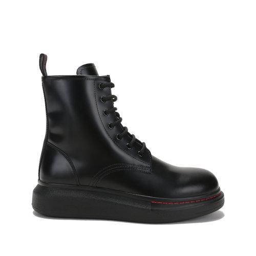 Alexander McQueen/亚历山大麦昆 男士皮革系带靴子短靴 586191 WHX51 商品图0