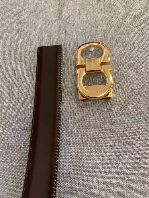 菲拉格慕FERRAGAMO男士金扣牛皮腰带，货号679535-0644558. 商品图2