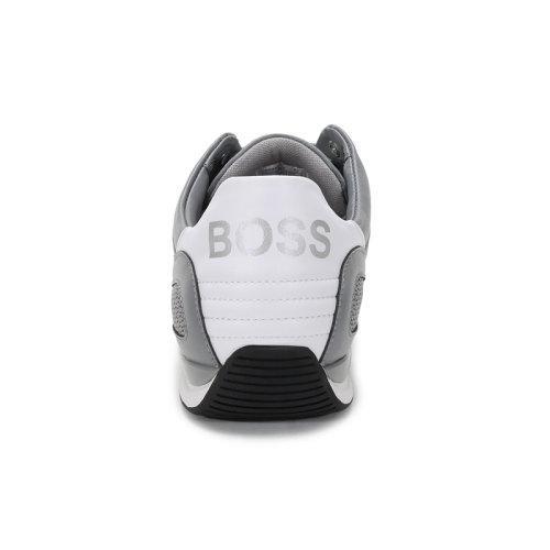 HUGO BOSS/雨果博斯 2021款 男士织物等多种材质拼接网眼系带休闲运动鞋 50445677 商品图7