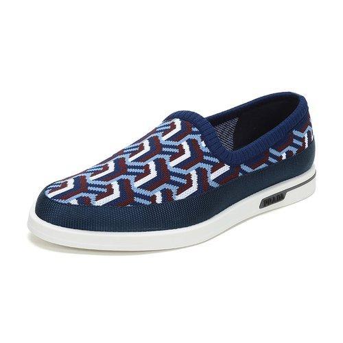 PRADA/普拉达 男士织物针织运动鞋平底鞋 4D3398 3KR7 商品图1
