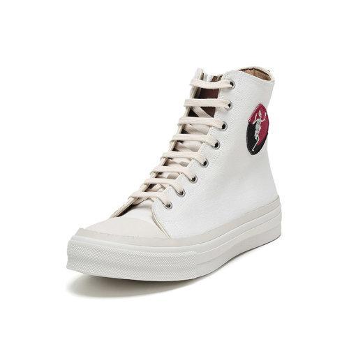 AlexanderMcQueen/亚历山大麦昆 男士织物配皮高帮休闲运动鞋 505140 W4H54 商品图1