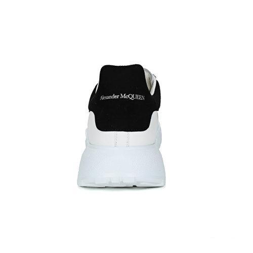 2021春夏 Alexander McQueen/亚历山大麦昆 男士皮革系带休闲运动鞋 634619 WHZ9小白鞋 商品图2