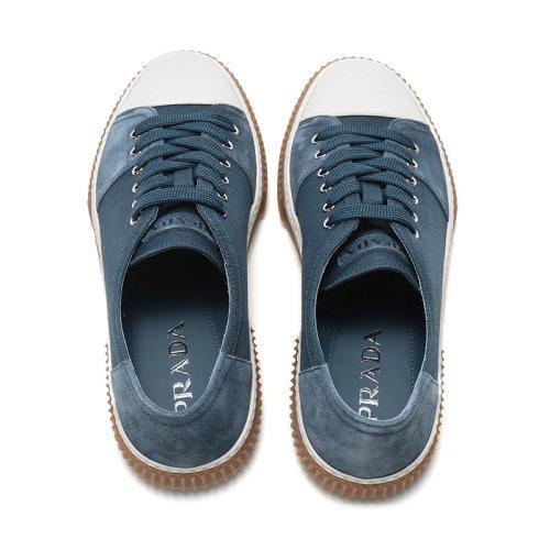 PRADA/普拉达 男士织物配皮运动鞋 4E3058 2OCF F G000 商品图14