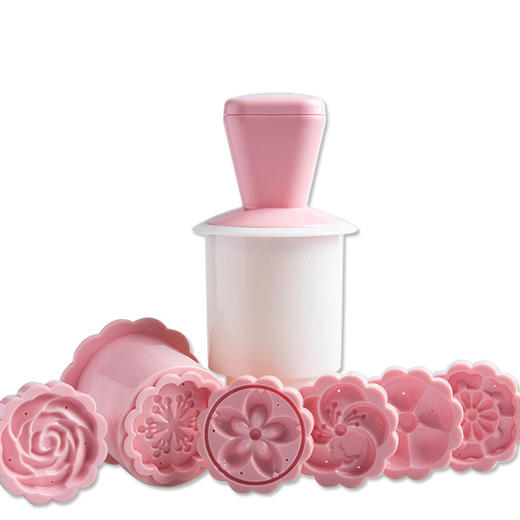 手压式月饼模具 家用一体式做广式冰皮月饼烘焙工具50克 新款 商品图5