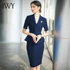 IWY/高级感藏青色西装包臀裙职业通勤显瘦套装主持人正装CS1538 商品缩略图2
