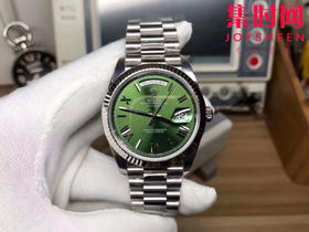 EW劳力士星期日历型系列 日志40mm 款式：墨绿面 男士腕表