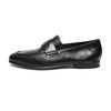 ERMENEGILDOZEGNA/杰尼亚 男士黑皮革乐福鞋皮鞋单鞋 192 LHAFR A3014X 商品缩略图2