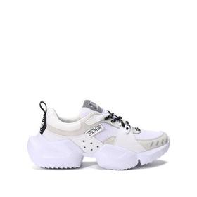 VERSACE JEANS COUTURE范思哲 男士织物等多种材质拼接系带休闲运动鞋 71YA3SU4 ZS090