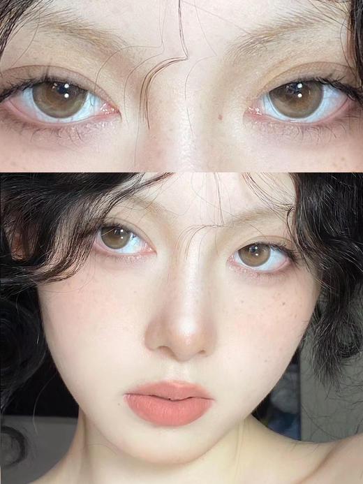 CHONOS 超级乳茶 日抛 10片 14.4mm 着色13.7mm 基弧8.7 含水50% 新锐国货 商品图9