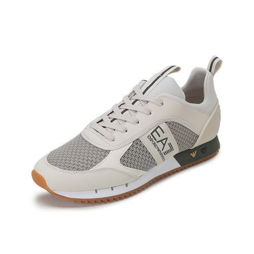 EA7/EA7 男女中性PU/织物网眼系带休闲运动鞋 X8X027 XK050 商品图6