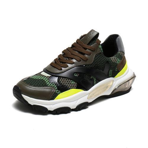 Valentino/华伦天奴 男士织物配皮系带运动鞋休闲鞋 SY2S0B15 ZGG 商品图1