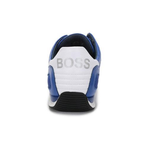 HUGO BOSS/雨果博斯 2021款 男士织物等多种材质拼接网眼系带休闲运动鞋 50445677 商品图17