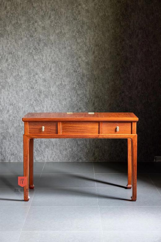 红桥红  家具严选  缅甸花梨（大果紫檀）【103 中间翻盖 梳妆台 两件套】 商品图2