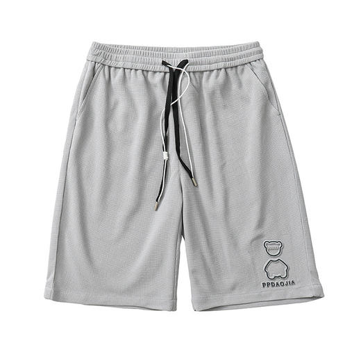 「好质感看的见！华夫格」夏季薄款短裤男宽松潮牌ins阔腿裤华夫格休闲裤子运动篮球裤 商品图4