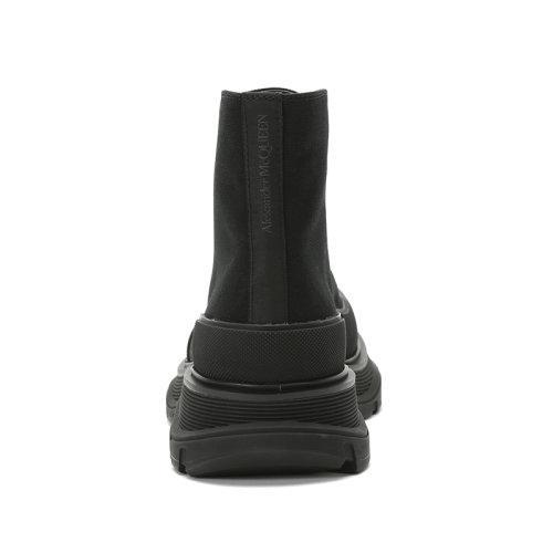 Alexander McQueen/亚历山大麦昆 2021款 男士织物系带厚底靴子短靴 604254 W4L32 商品图2