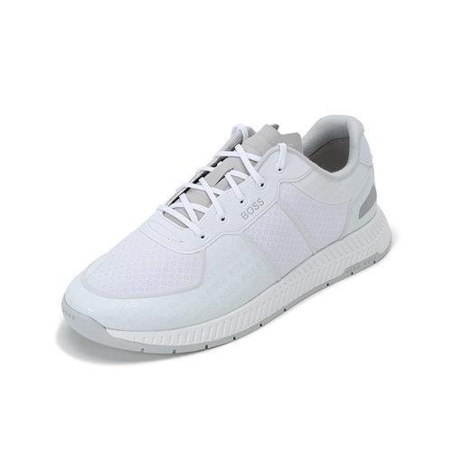 HUGO BOSS/雨果博斯 2021款 男士织物等多种材质拼接系带休闲运动鞋 50452042 商品图6