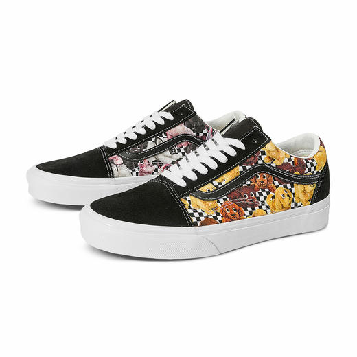 VANS  Old Skool可爱宠物棋盘格拼接男女板鞋VN0A7Q2JLNN 商品图1