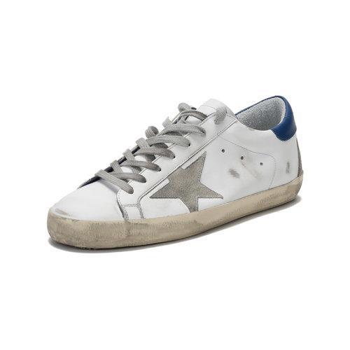 GOLDEN GOOSE DELUXE BRAND/GOLDEN GOOSE DELUXE BRAND黄金鹅 男士皮革Super-Star系带休闲运动鞋板鞋脏脏鞋 GMF00102 F002181 商品图1