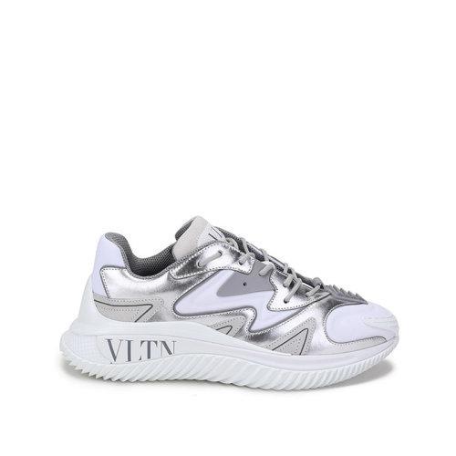 Valentino/华伦天奴 男士织物等多种材质拼接Wade Runner系带休闲运动鞋 WY2S0D95 NZF 商品图0