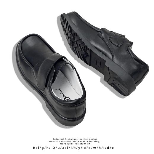 深圳校鞋中小学生黑色圆头皮鞋新款 商品图4