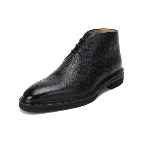 BALLY/巴利【21秋冬新款】男士Scribe Novo系列牛皮系带皮鞋德比鞋皮靴 MIDRES 商品图1