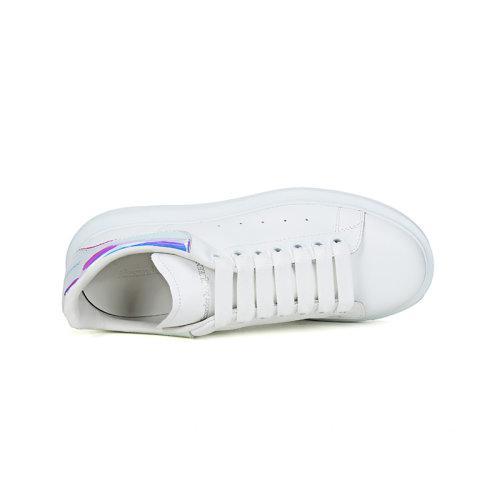 2021春夏 Alexander McQueen/亚历山大麦昆 男士牛皮系带阔型运动鞋休闲鞋 561580 WHVI5小白鞋 商品图3