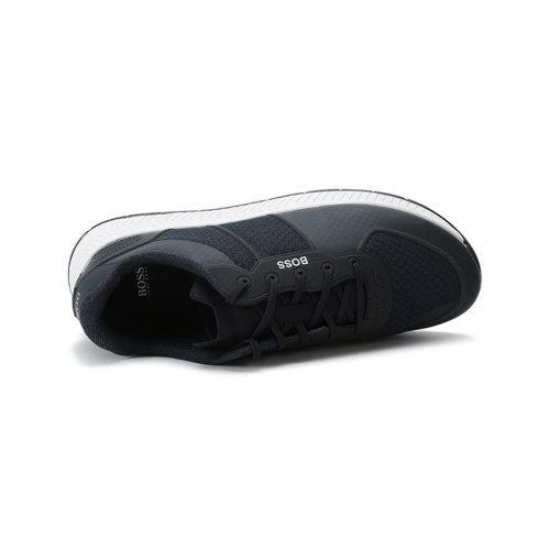 HUGO BOSS/雨果博斯 2021款 男士织物等多种材质拼接网眼系带休闲运动鞋 50452025 商品图8