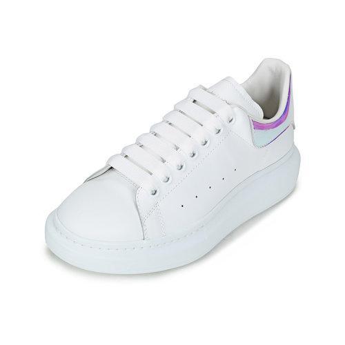 2021春夏 Alexander McQueen/亚历山大麦昆 男士牛皮系带阔型运动鞋休闲鞋 561580 WHVI5小白鞋 商品图1