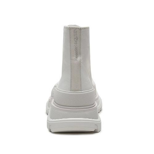 Alexander McQueen/亚历山大麦昆 2021款 男士织物系带厚底靴子短靴 604254 W4L32 商品图12