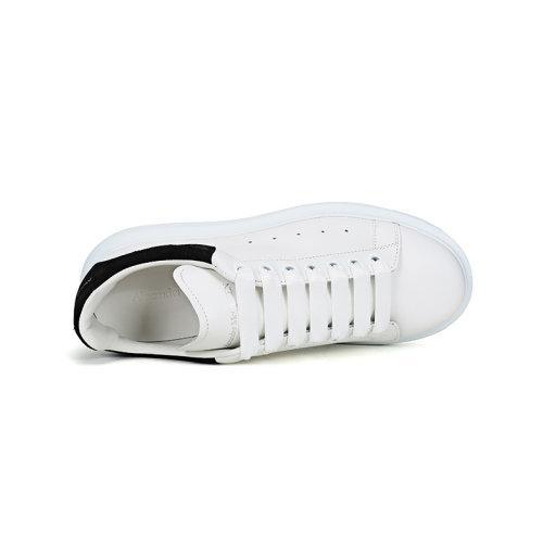 2021春夏 Alexander McQueen/亚历山大麦昆 男士皮革系带阔型运动鞋休闲鞋 625162 WHZ4K小白鞋 商品图3