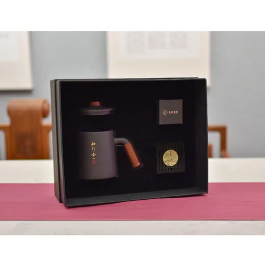 羽诗制造出品 书香涌动套装将军杯四方香盒文创礼盒 商品图0