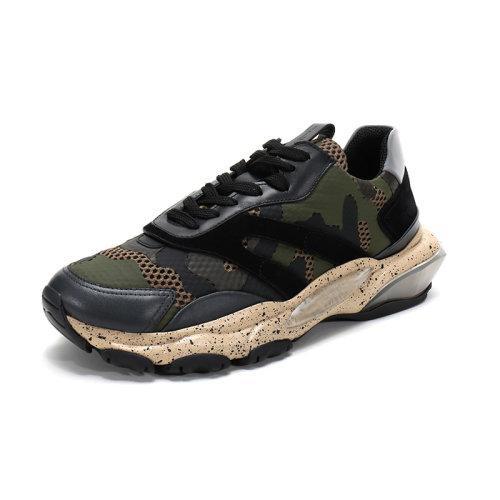 Valentino/华伦天奴 男士织物配皮Bounce运动鞋 RY2S0B05 UDZ 商品图1