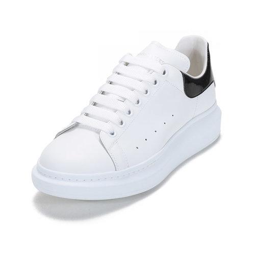 Alexander McQueen/亚历山大麦昆 2021款 男士皮革系带阔型休闲运动鞋 553680 WIA4N 商品图1