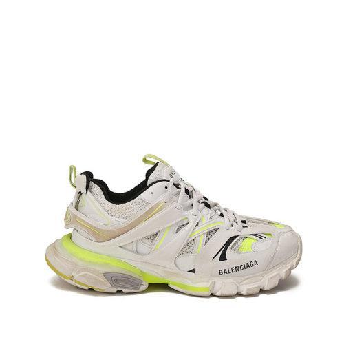 Balenciaga/巴黎世家【22春夏新款】男士TRACK系列织物等多种材质拼接做旧风格系带休闲运动鞋老爹鞋厚底鞋脏脏鞋 542023 W1GC3 商品图0