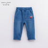 【打折】马克珍妮秋装 女童印花仿针织牛仔裤 儿童裤子221671 商品缩略图0