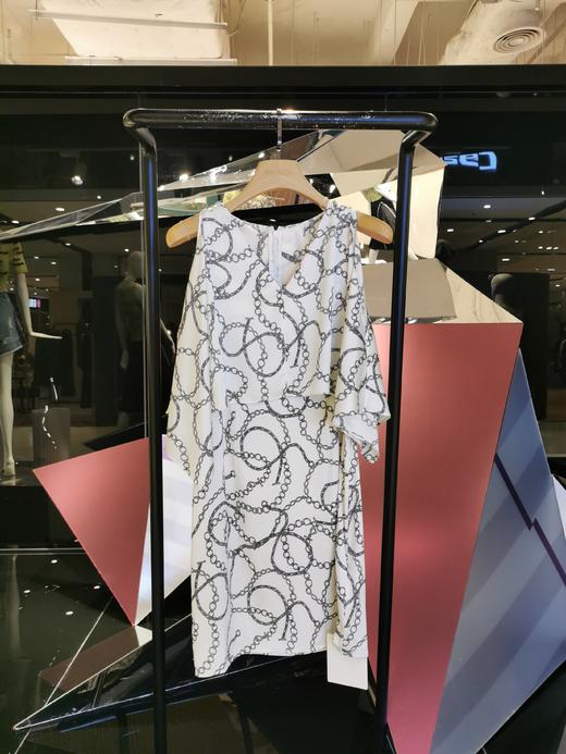 链条印花连衣裙 商品图0