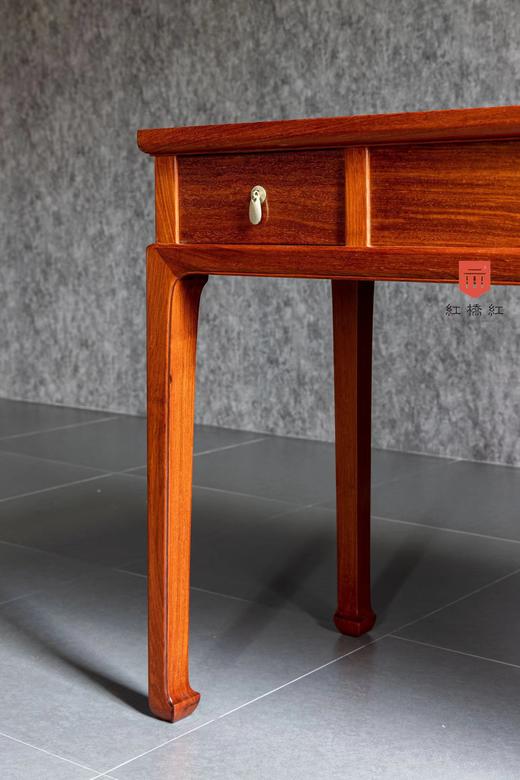 红桥红  家具严选  缅甸花梨（大果紫檀）【103 中间翻盖 梳妆台 两件套】 商品图7