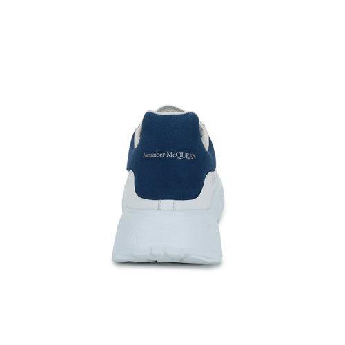 2021春夏 Alexander McQueen/亚历山大麦昆 男士皮革系带休闲运动鞋 634619 WHZ9小白鞋 商品图7