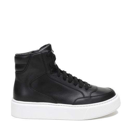 PRADA/普拉达 男士牛皮高帮系带休闲运动鞋 4T3454 3A6F 商品图5