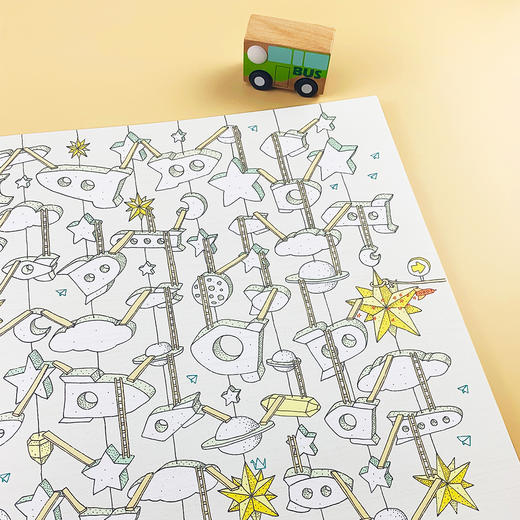 (仓发) 男孩的迷宫：寻找我的火箭（波兰知名插画家和迷宫设计师致敬童年之作）浪花朵朵/花山文艺出版社/[波兰]亚历山德拉·阿勒泰莫夫斯卡/9787551154185 商品图8