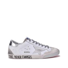 GOLDEN GOOSE DELUXE BRAND男士皮革Super-Star系带休闲鞋运动鞋板鞋脏脏鞋 GMF00175 F001947