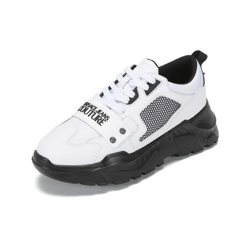 VERSACE JEANS COUTURE/VERSACE JEANS COUTURE 范思哲 2021款 男士涂层/皮革/织物系带休闲运动鞋 E0YWASC4 71604 商品图1