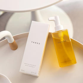 现货▲新款 日本Three小三平衡精萃卸妆油 温和养肤 深层清洁185ml